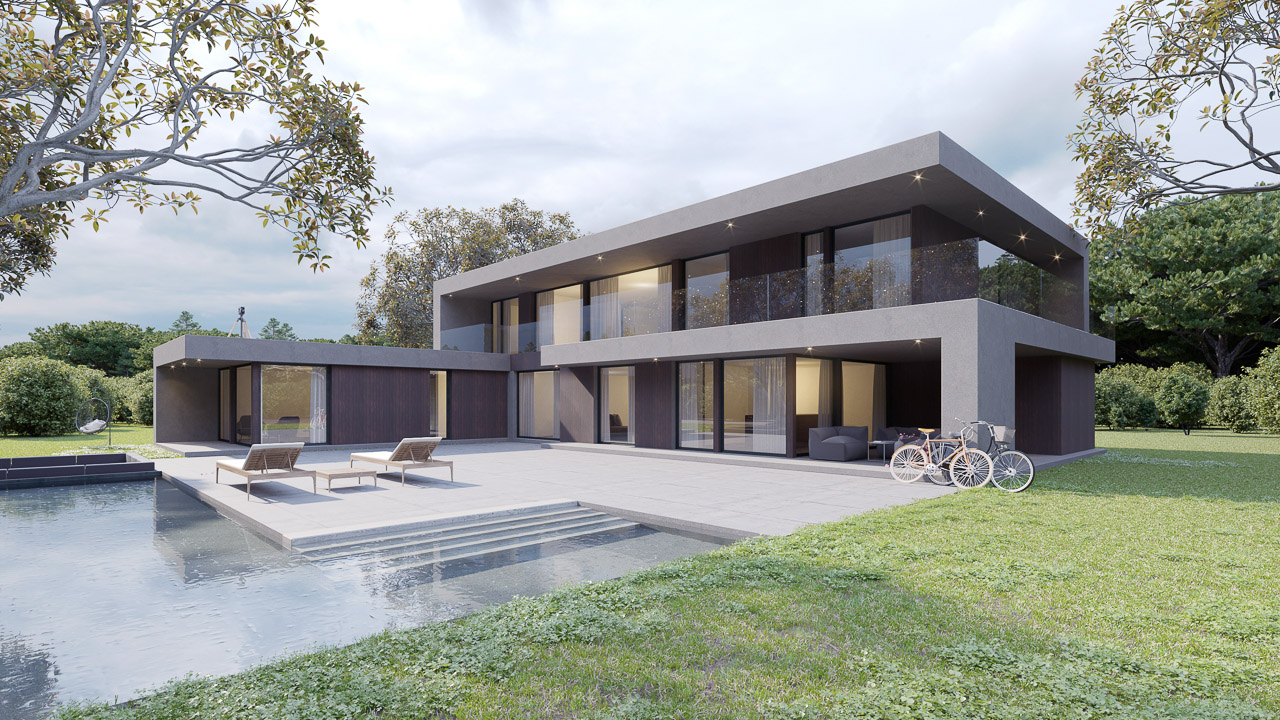 High End Modular Architecture Reference: High End House Nürnberg Model