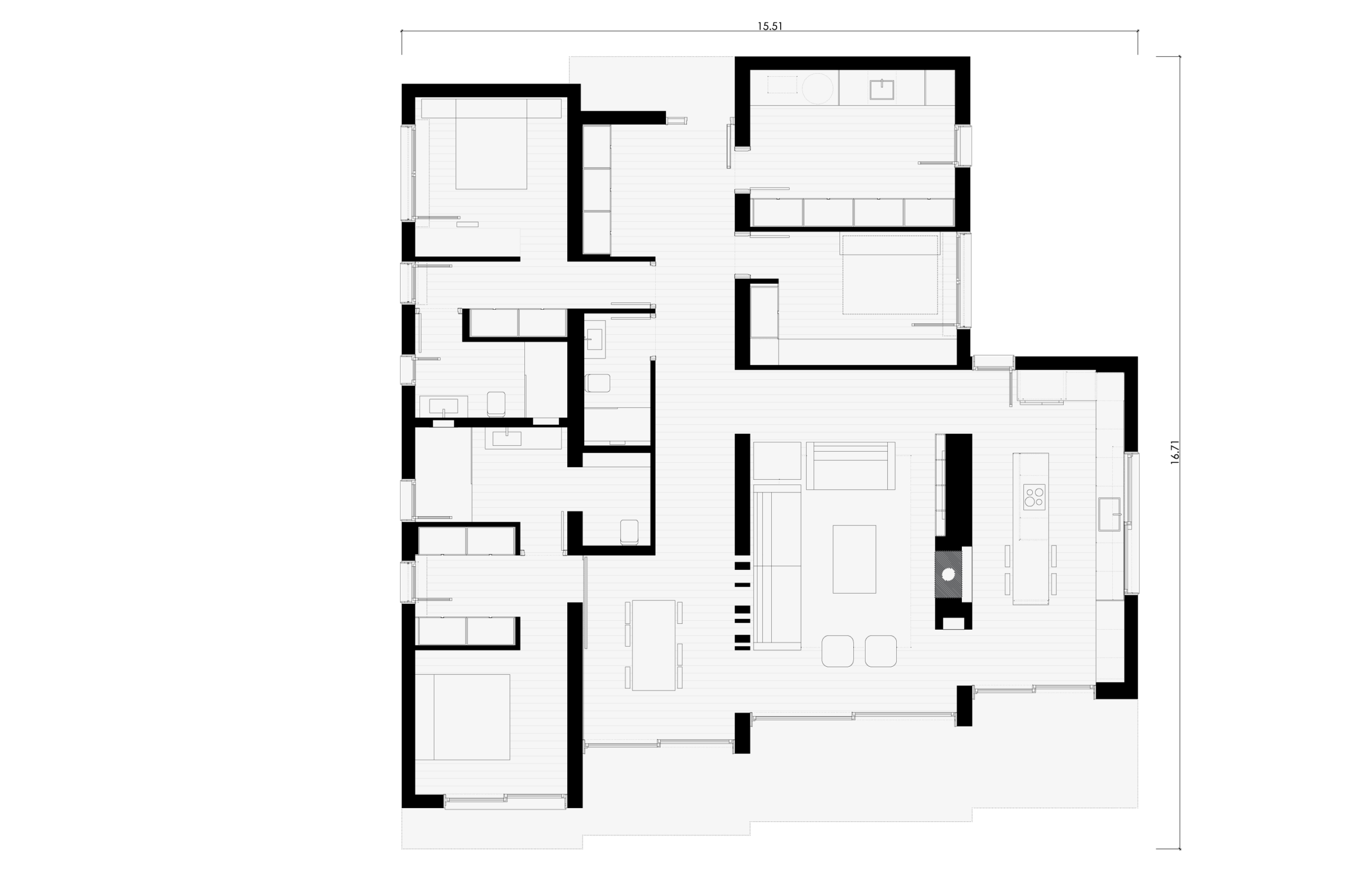 Grundriss des Erdgeschosses