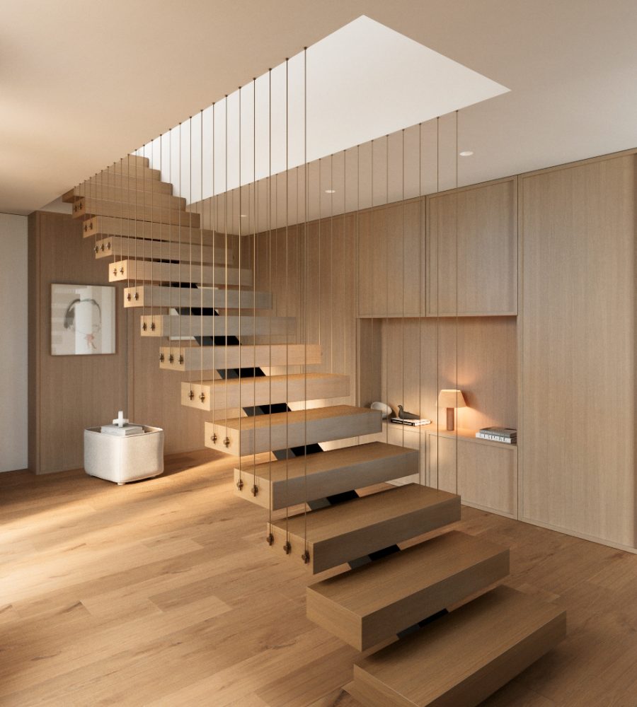 treppe-massgefertigte-modulhaus-luxury-in-san-cugat-barcelona